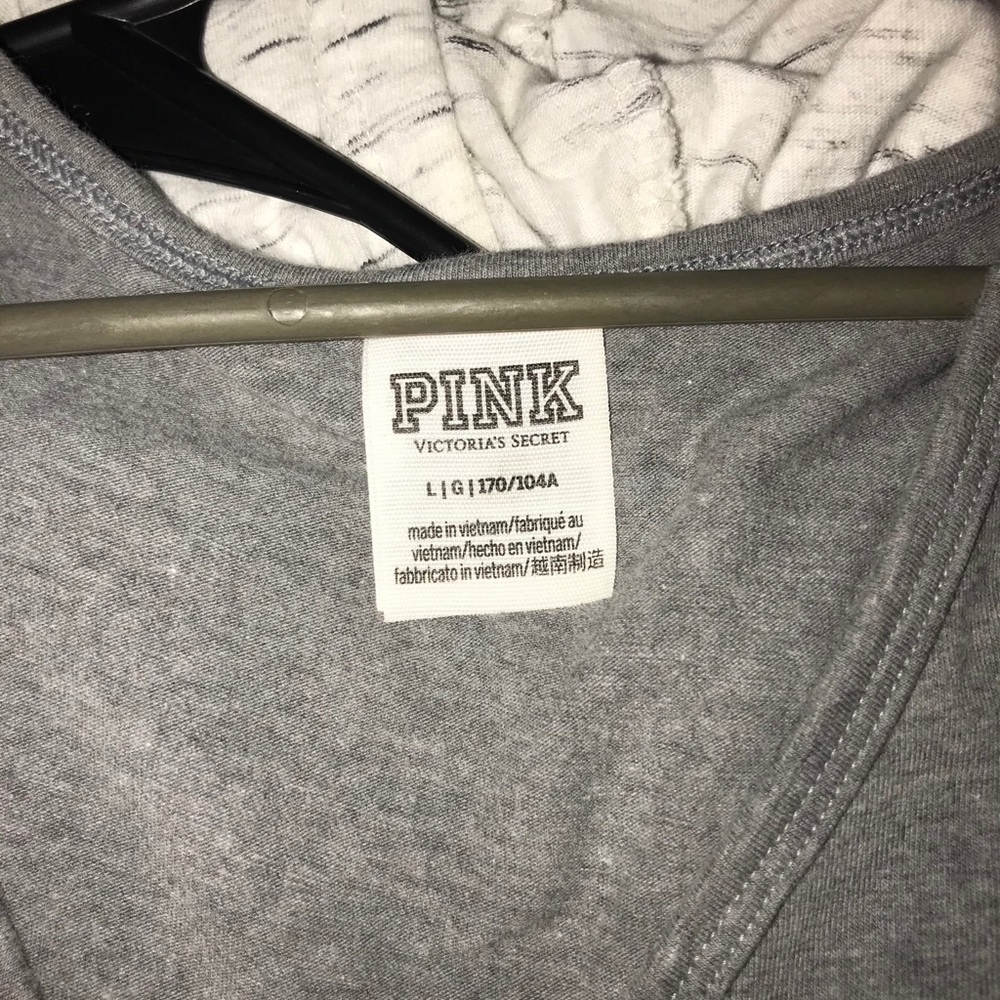 gray bodysuit from pink